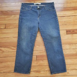 GAP Pencil Cut Stretch Cropped Ankle Jeans Sz 6R